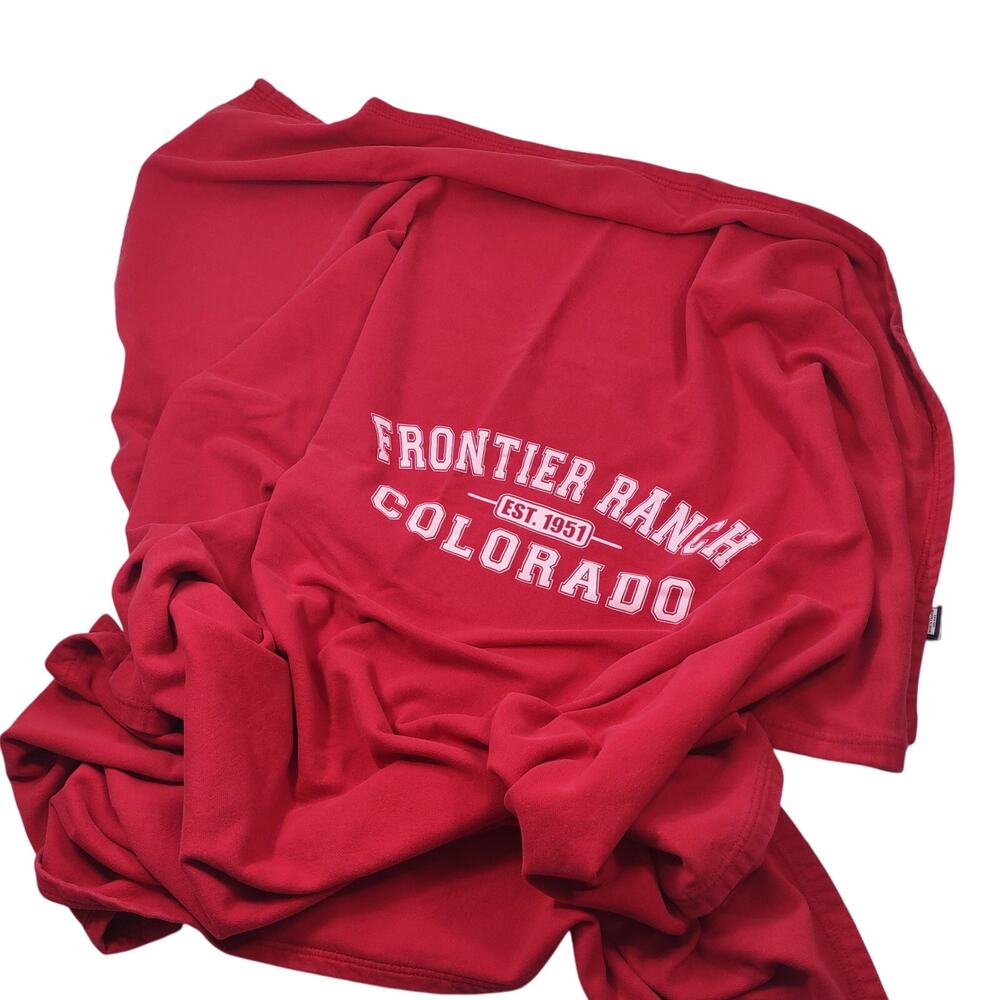 Frontier Ranch Colorado Sweatshirt Blanket